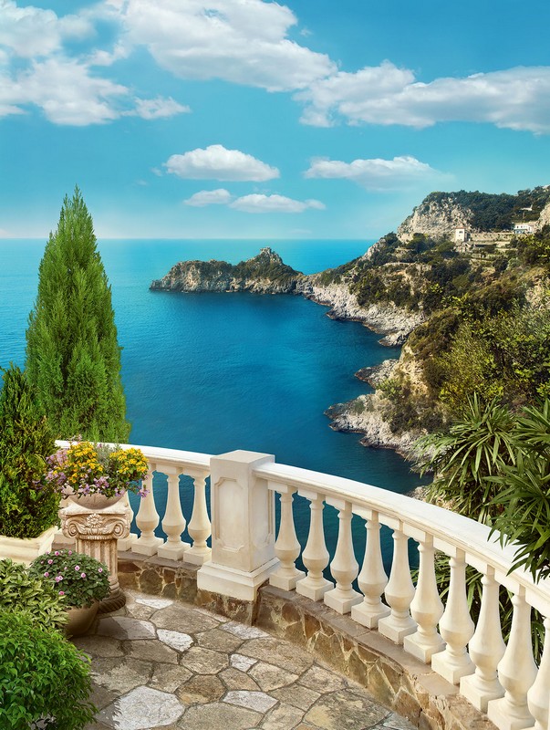 Фотообои бумажные 8л Тихая бухта 196*260 (10) №300