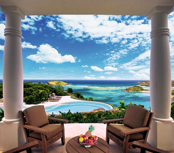 Фотообои бумажные 12л Веранда 294*260 (10) №264