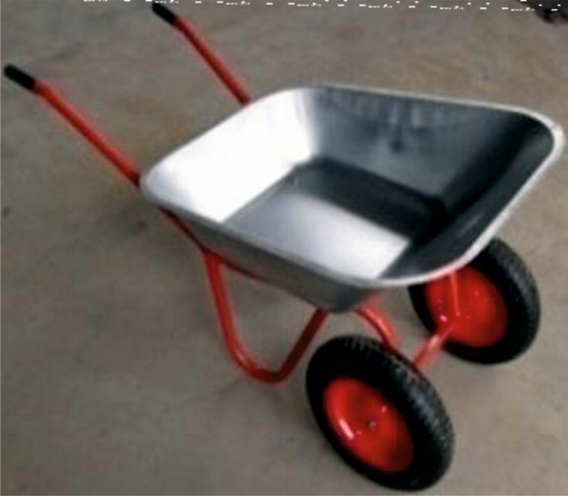 Тачка садовая 65л 2-колесная, 160кг, W6204S, Китай