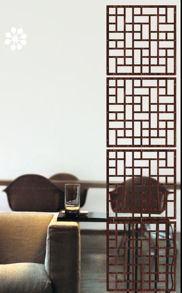 Стикеры DECO 054-TD Деревянная решетка (темный), ROOM Decor  снято с производства
