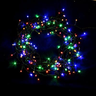 СНОУ БУМ Гирлянда электр. Вьюн 10м, 200 LED, мультицвет, 8 реж, ПВХ провод, 220В 351-475
